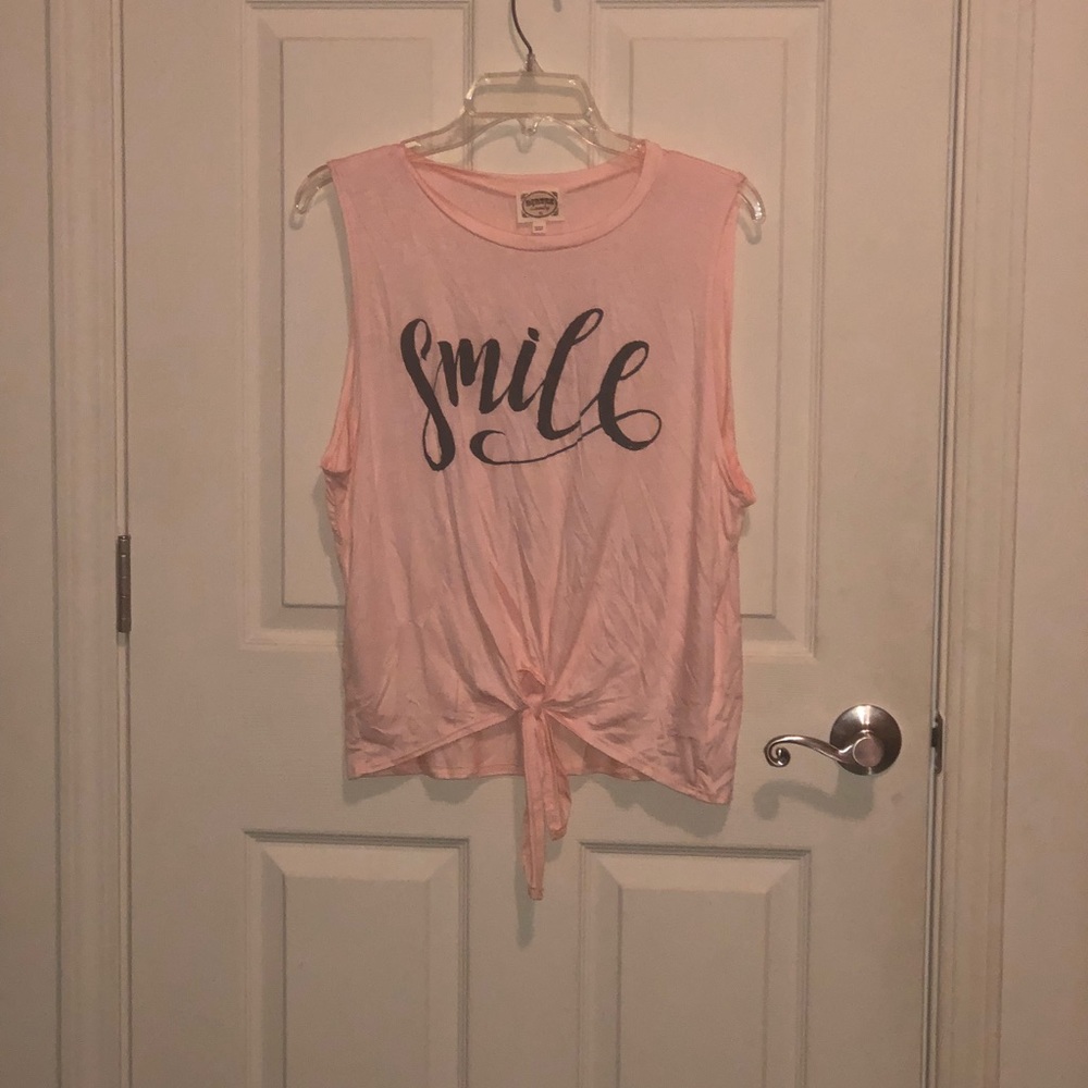 Smile sleeveless top